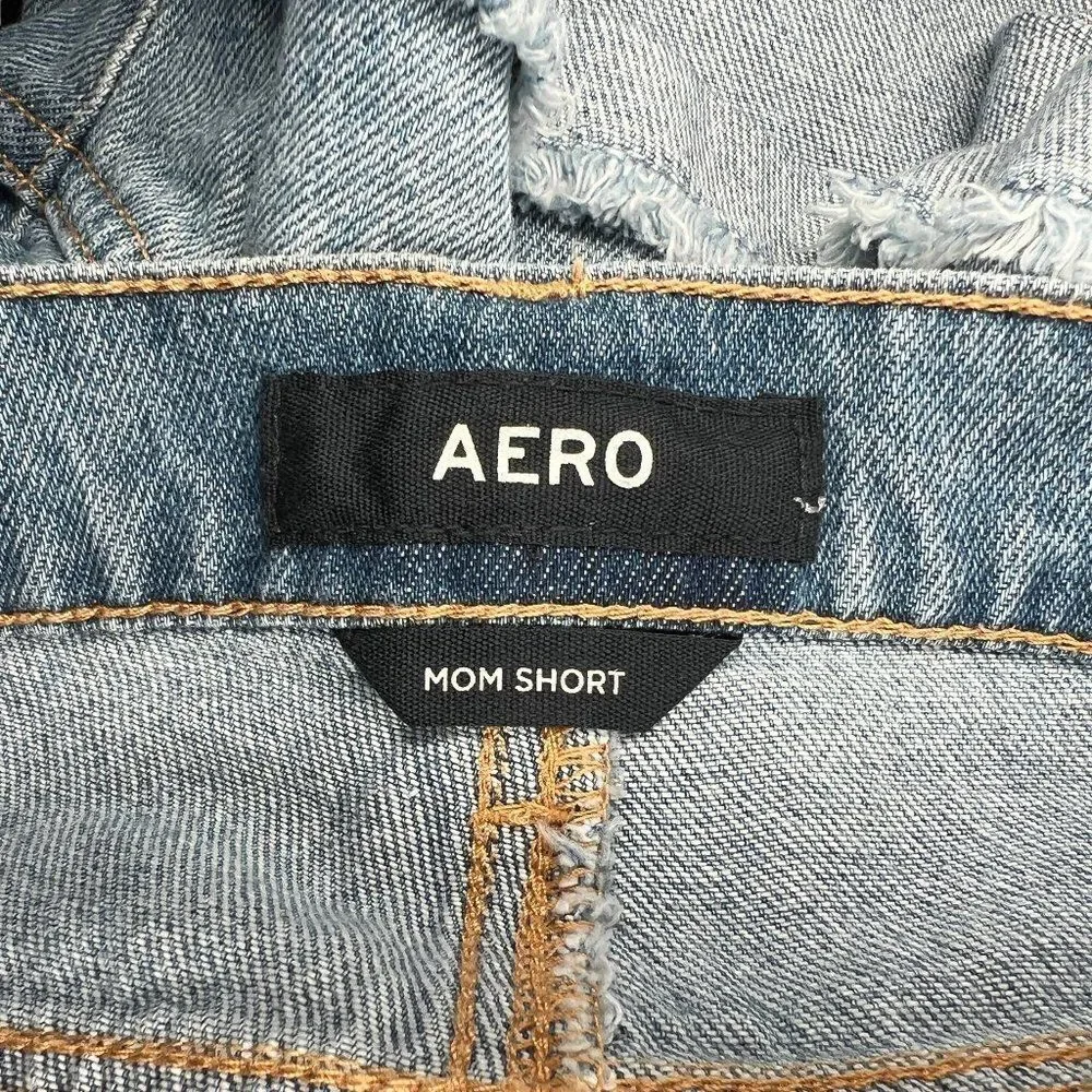 AERO Jean Shorts Women's Size 12 Blue 3.25